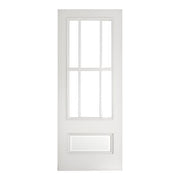 Canterbury White Primed Internal Bevelled Glazed Door - All Sizes - Doors
