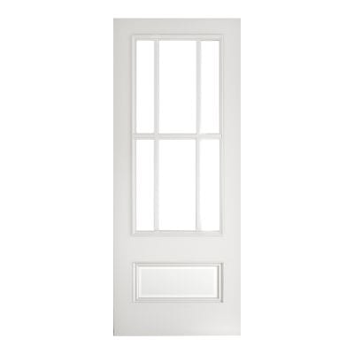 Canterbury White Primed Internal Bevelled Glazed Door - All Sizes - Doors