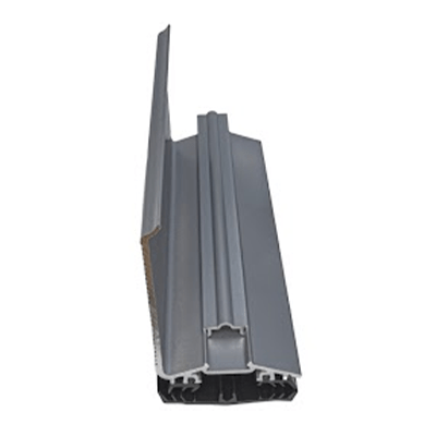 Capex 50 Wall Flashing Bar & Gasket (3m) - Anthracite Grey