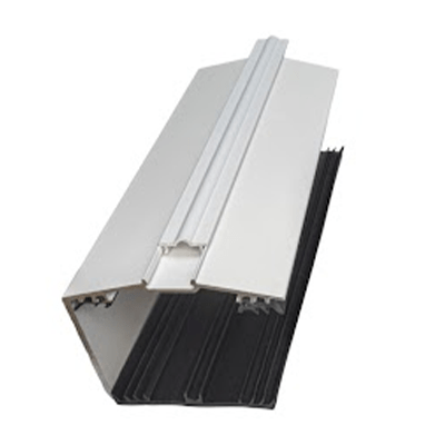 Capex 70 Gable End Bar & Gasket (6m)- White