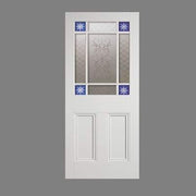 Downham White Primed 9 Unglazed Panels Interior Door - 1981mm x 686mm -