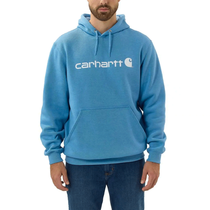 Carhartt 100074 Loose Fit Mid-Weight Logo Graphic Hoodie - HOODIES