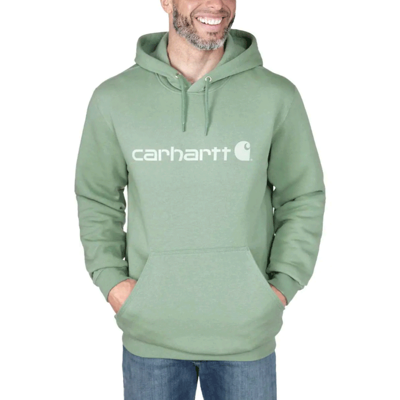 Carhartt 100074 Loose Fit Mid-Weight Logo Graphic Hoodie - HOODIES