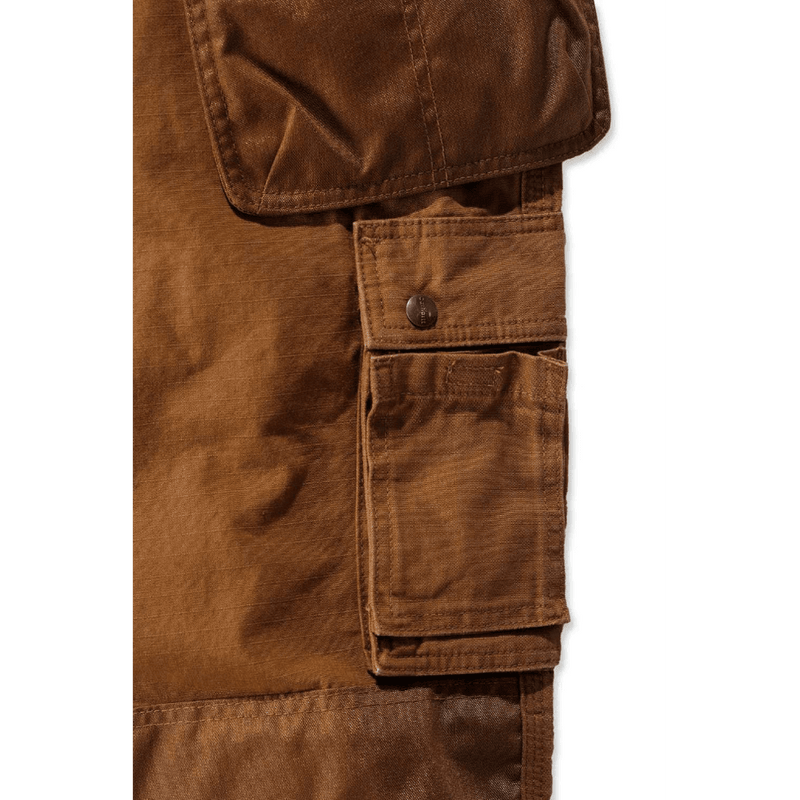 Carhartt 100233 Multi Pocket Ripstop Pant Work Trouser BROWN - CARGO & COMBAT TROUSERS