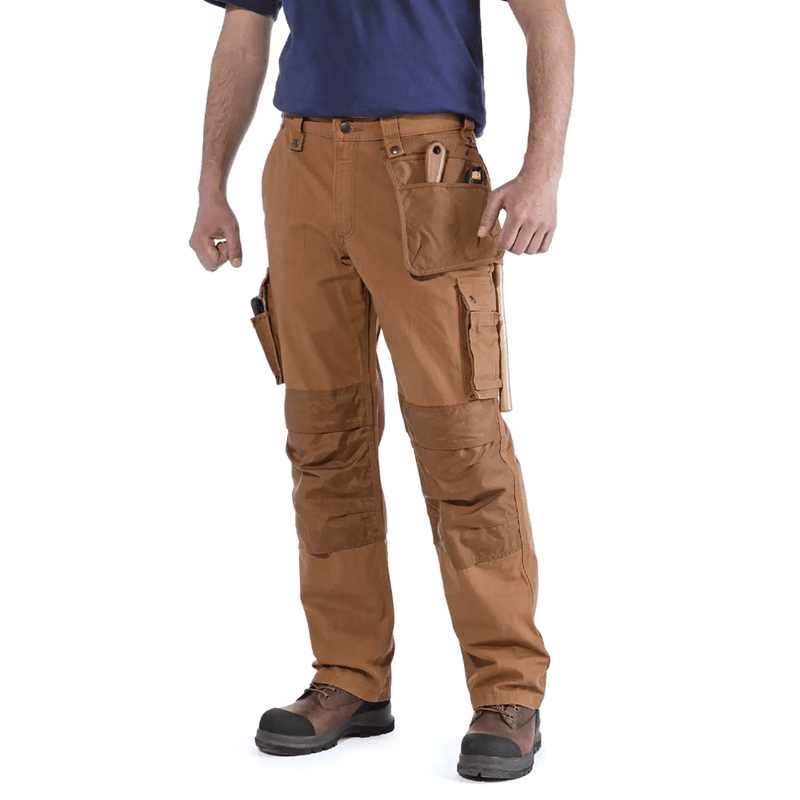 Carhartt 100233 Multi Pocket Ripstop Pant Work Trouser BROWN - CARGO & COMBAT TROUSERS