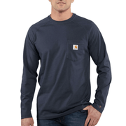 Carhartt 100393 Force Fast Dry Cotton Delmont Long Sleeve T-Shirt - T-SHIRTS