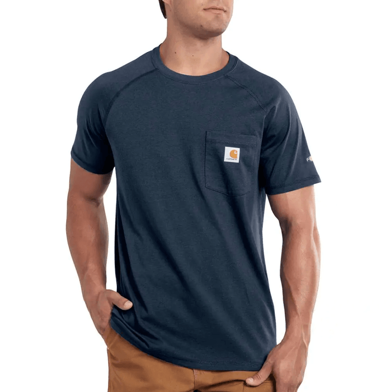 Carhartt 100410 Force Relaxed Fit Midweight Short Sleeve Pocket T-Shirt - T-SHIRTS