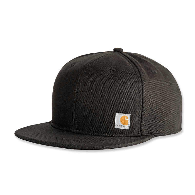 Carhartt 101604 Firm Duck Flat Brim Snapback Baseball Cap - HEADWEAR