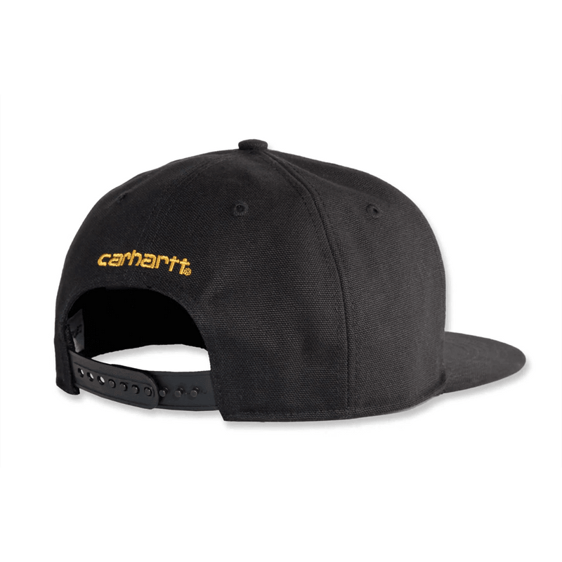 Carhartt 101604 Firm Duck Flat Brim Snapback Baseball Cap - HEADWEAR
