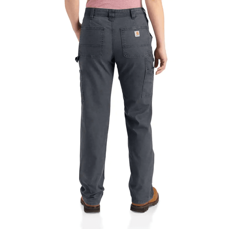 Carhartt 102080 Womens Rugged Flex Loose Fit Canvas Work Trouser Pant - WOMENS TROUSERS