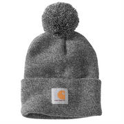 Carhartt 102240 Womens Lookout Knit Pom-Pom Cuffed Beanie Hat - WOMENS HEADWEAR