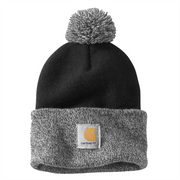 Carhartt 102240 Womens Lookout Knit Pom-Pom Cuffed Beanie Hat - WOMENS HEADWEAR