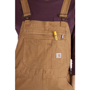 Carhartt 102438 Women's Rugged Flex Loose Fit Canvas Bib Overall - Apparel & Accessories > Clothing > One-Pieces WOMENS TROUSERS
