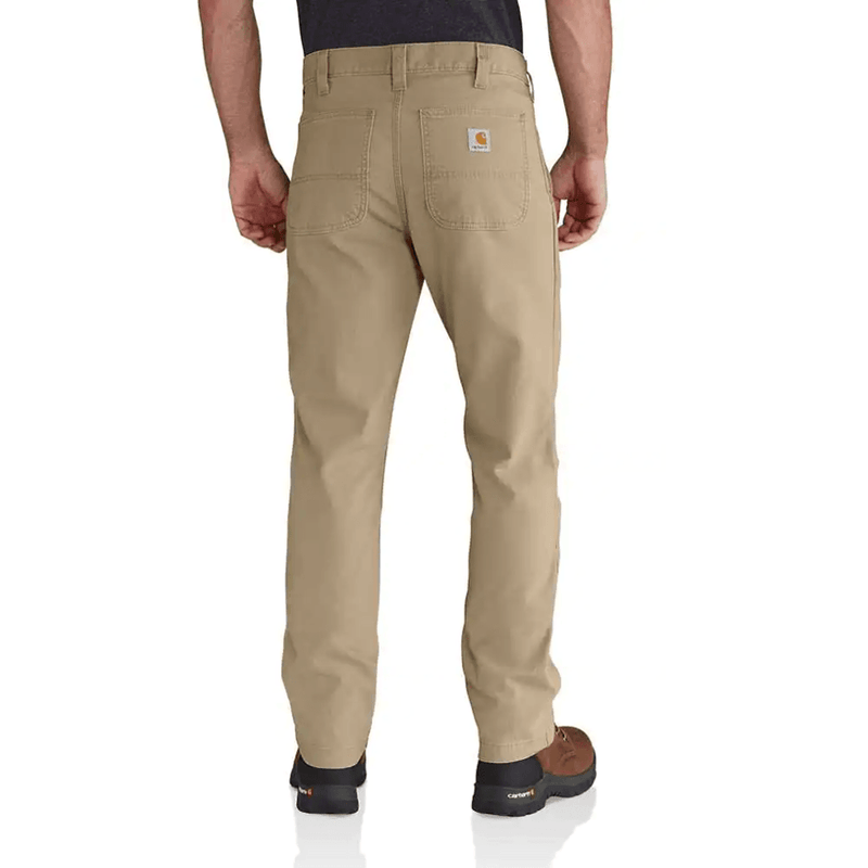 Carhartt 102821 Rugged Flex Straight Fit Canvas 5-Pocket Tapered Work Pant Trouser Dark Khaki, 36" Waist 34" Leg - Apparel & Accessories > Clothing > Pants > Chinos SALE TROUSERS
