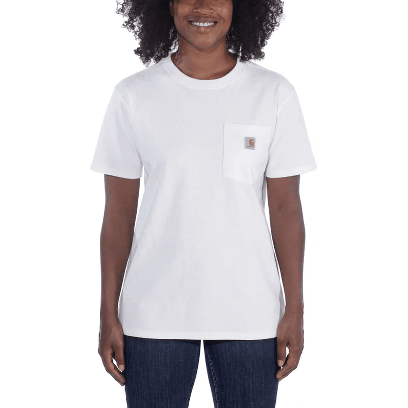 Carhartt 103067 Women's Loose Fit Heavyweight Short Sleeve K87 Pocket T-Shirt - WOMENS T-SHIRTS