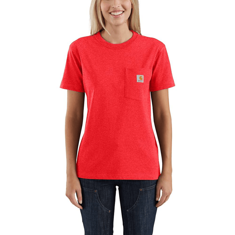 Carhartt 103067 Women's Loose Fit Heavyweight Short Sleeve K87 Pocket T-Shirt - WOMENS T-SHIRTS