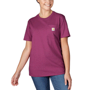 Carhartt 103067 Women's Loose Fit Heavyweight Short Sleeve K87 Pocket T-Shirt - WOMENS T-SHIRTS