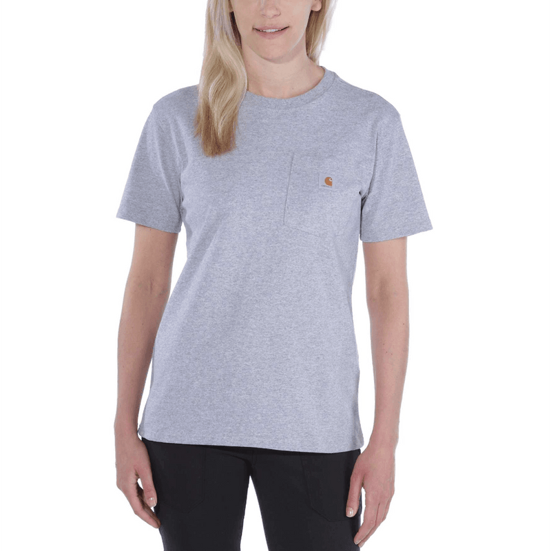 Carhartt 103067 Women's Loose Fit Heavyweight Short Sleeve K87 Pocket T-Shirt - WOMENS T-SHIRTS