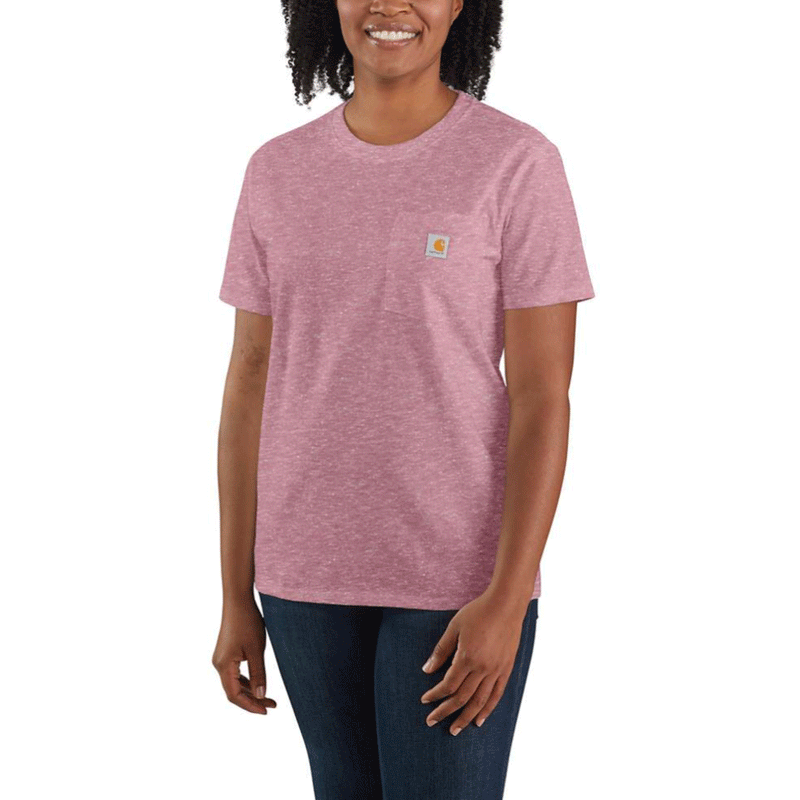Carhartt 103067 Women's Loose Fit Heavyweight Short Sleeve K87 Pocket T-Shirt - WOMENS T-SHIRTS