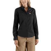 Carhartt 103106 Rugged Professional Series Relaxed Fit Canvas Long Sleeve Work Shirt - WOMENS T-SHIRTS