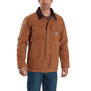 Carhartt 103283 Full Swing Relaxed Fit Washed Duck Insulated Traditional Coat - JACKETS & COATS