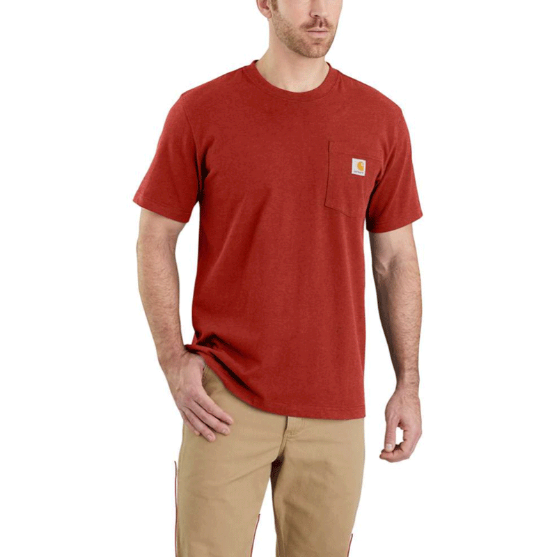 Carhartt 103296 Relaxed Fit Heavyweight Short Sleeve K87 Pocket T-Shirt - Apparel & Accessories > Clothing > Clothing Tops > T-Shirts T-SHIRTS