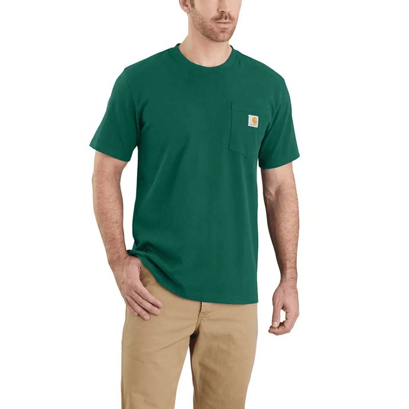Carhartt 103296 Relaxed Fit Heavyweight Short Sleeve K87 Pocket T-Shirt - Apparel & Accessories > Clothing > Clothing Tops > T-Shirts T-SHIRTS