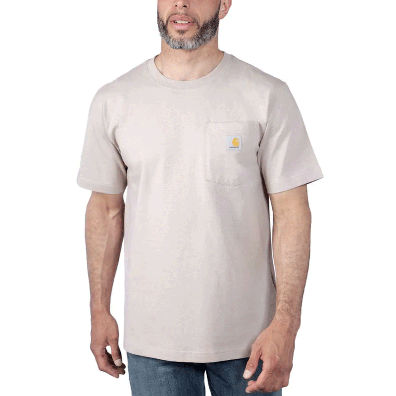 Carhartt 103296 Relaxed Fit Heavyweight Short Sleeve K87 Pocket T-Shirt - Apparel & Accessories > Clothing > Clothing Tops > T-Shirts T-SHIRTS