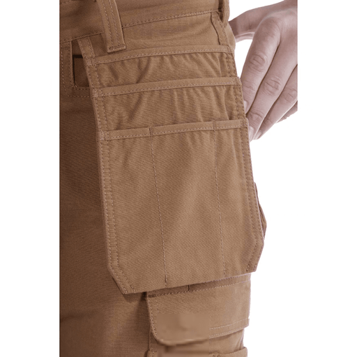 Carhartt 103337 Steel Rugged Flex Relaxed Fit Holster Pocket Work Pant Brown - CARGO & COMBAT TROUSERS
