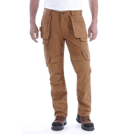 Carhartt 103337 Steel Rugged Flex Relaxed Fit Holster Pocket Work Pant Brown - CARGO & COMBAT TROUSERS