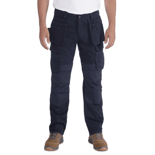 Carhartt 103337 Steel Rugged Flex Relaxed Fit Holster Pocket Work Pant Navy - CARGO & COMBAT TROUSERS