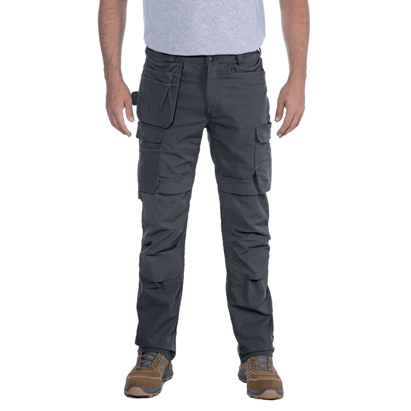 Carhartt 103337 Steel Rugged Flex Relaxed Fit Holster Pocket Work Pant Shadow - CARGO & COMBAT TROUSERS