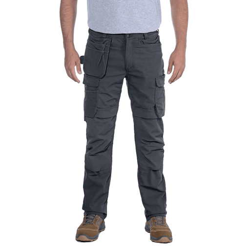 Carhartt 103337 Steel Rugged Flex Relaxed Fit Holster Pocket Work Pant Shadow - CARGO & COMBAT TROUSERS