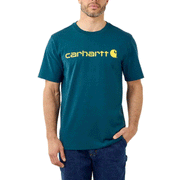 Carhartt 103361 Relaxed Fit Heavyweight Short Sleeve Logo Graphic T-Shirt - Apparel & Accessories > Clothing > Clothing Tops > T-Shirts T-SHIRTS