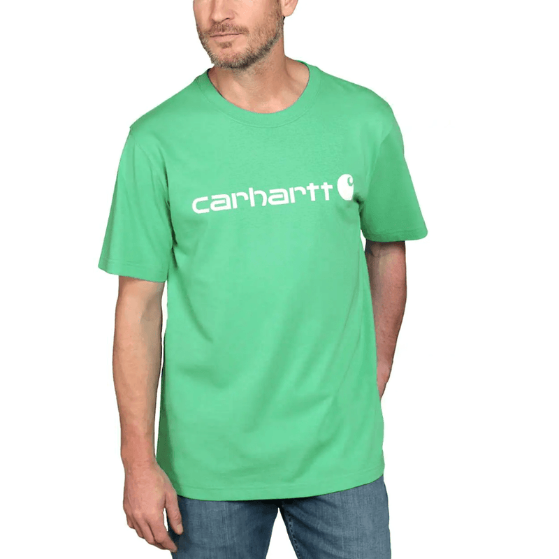 Carhartt 103361 Relaxed Fit Heavyweight Short Sleeve Logo Graphic T-Shirt - Apparel & Accessories > Clothing > Clothing Tops > T-Shirts T-SHIRTS