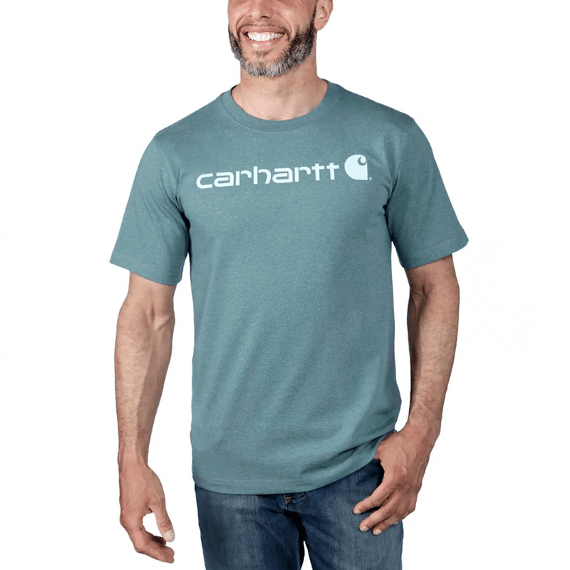 Carhartt 103361 Relaxed Fit Heavyweight Short Sleeve Logo Graphic T-Shirt - Apparel & Accessories > Clothing > Clothing Tops > T-Shirts T-SHIRTS