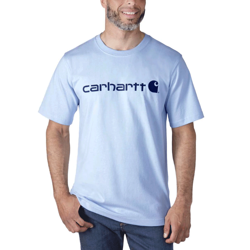 Carhartt 103361 Relaxed Fit Heavyweight Short Sleeve Logo Graphic T-Shirt - Apparel & Accessories > Clothing > Clothing Tops > T-Shirts T-SHIRTS