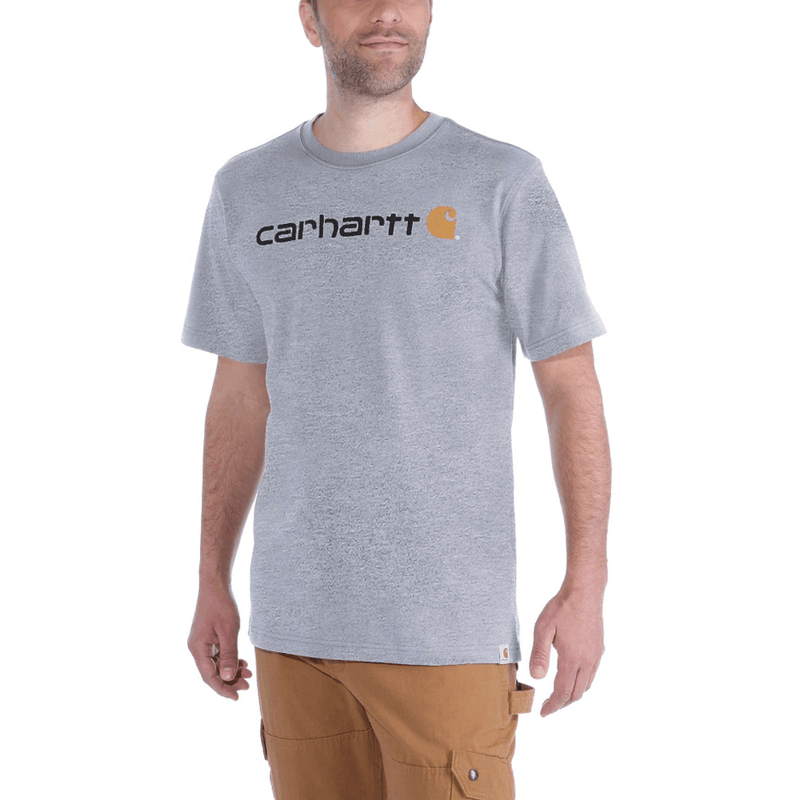 Carhartt 103361 Relaxed Fit Heavyweight Short Sleeve Logo Graphic T-Shirt - Apparel & Accessories > Clothing > Clothing Tops > T-Shirts T-SHIRTS