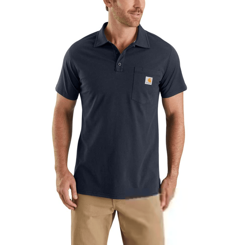 Carhartt 103569 Force Relaxed Fit Midweight Short Sleeve Pocket Polo - POLO SHIRTS