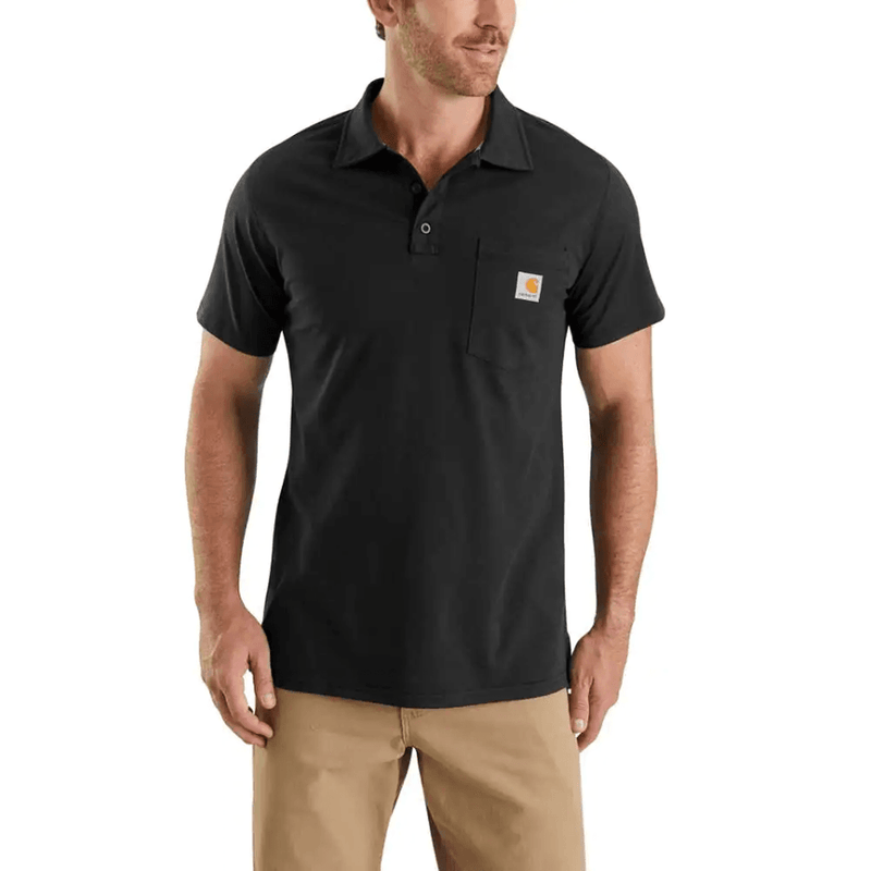 Carhartt 103569 Force Relaxed Fit Midweight Short Sleeve Pocket Polo - POLO SHIRTS