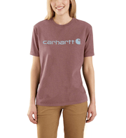 Carhartt 103592 Womens Loose Fit Heavyweight Short Sleeve Logo Graphic T-Shirt - WOMENS T-SHIRTS