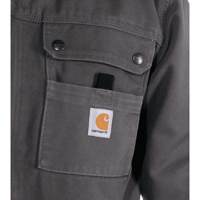 Carhartt 103826 Relaxed Fit Washed Duck Sherpa Lined Utility Jacket - JACKETS & COATS