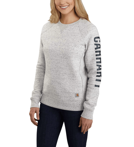 Carhartt 104410 Relaxed Fit Midweight Crew Neck Logo Sweatshirt Fleece - SWEATSHIRTS