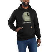 Carhartt 105431 Rain Defender Loose Fit Midweight Graphic Hoodie Sweatshirt - HOODIES