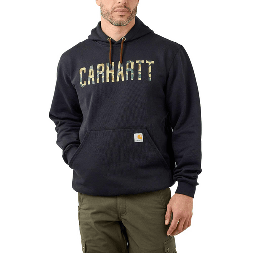 Carhartt 105486 Loose Fit Mid-Weight Camo Logo Graphic Sweatshirt Hoodie - HOODIES