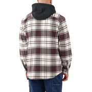 Carhartt 105621 Rugged Flex Relaxed Fit Flannel Fleece Lined Hooded Jac Shirt - Apparel & Accessories > Clothing > Clothing Tops > Shirts SHIRTS
