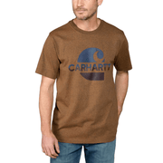 Carhartt 105908 Relaxed Fit Heavyweight Short Sleeve C Graphic T-Shirt - T-SHIRTS