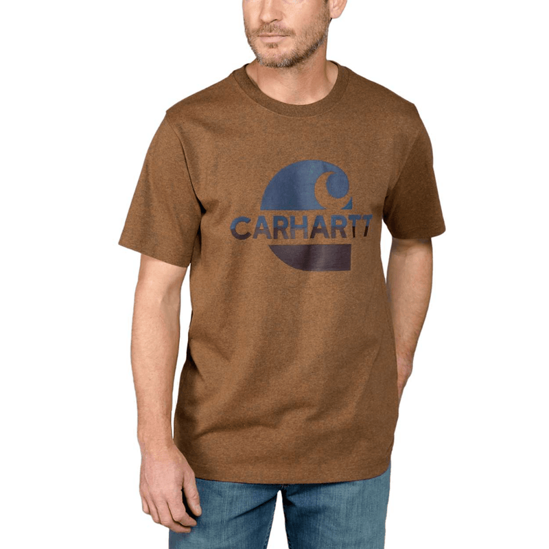 Carhartt 105908 Relaxed Fit Heavyweight Short Sleeve C Graphic T-Shirt - T-SHIRTS
