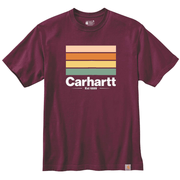 Carhartt 105910 Relaxed Fit Heavyweight Short Sleeve Line Graphic T-shirt - T-SHIRTS