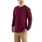 Carhartt EK231 Relaxed Fit Heavyweight Long Sleeve Graphic T-Shirt Top - Apparel & Accessories > Clothing > Clothing Tops > T-Shirts T-SHIRTS